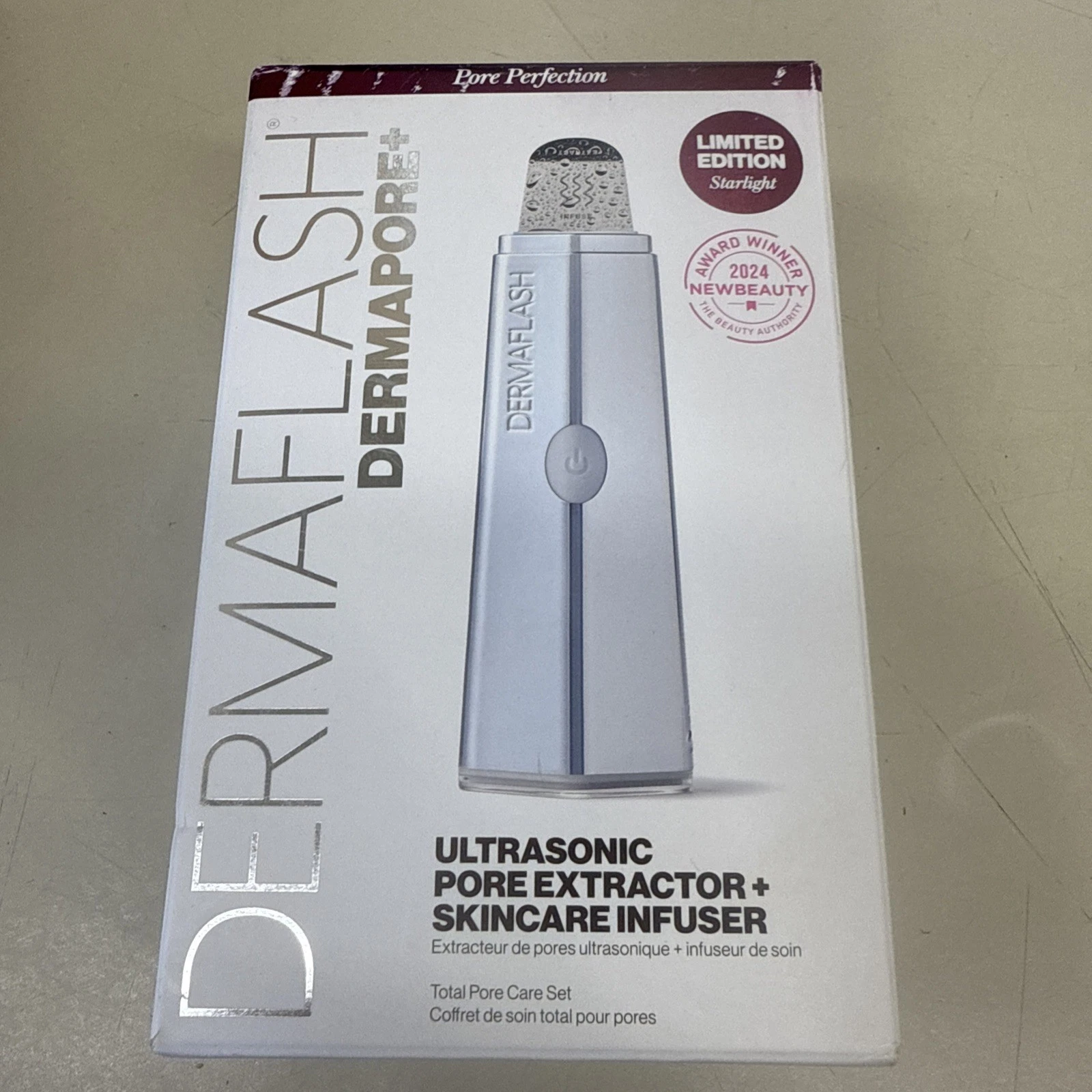 DERMAFLASH DERMAPORE Pore Extractor and Serum Infuser Device, Limited Edition:  Starlight