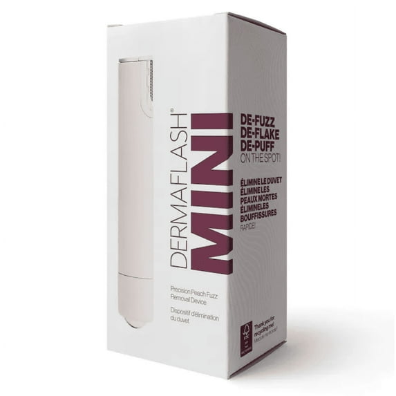 DERMAFLASH Mini Precision Peach Fuzz Removal Device BLUSH - New