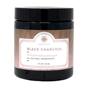 Black Charcoal Clay Face Mask - Deep Cleanse with Kaolin, Vitamins A, C, E, Hyaluronic Acid & Aloe - 4 Fl Oz Pack of 1