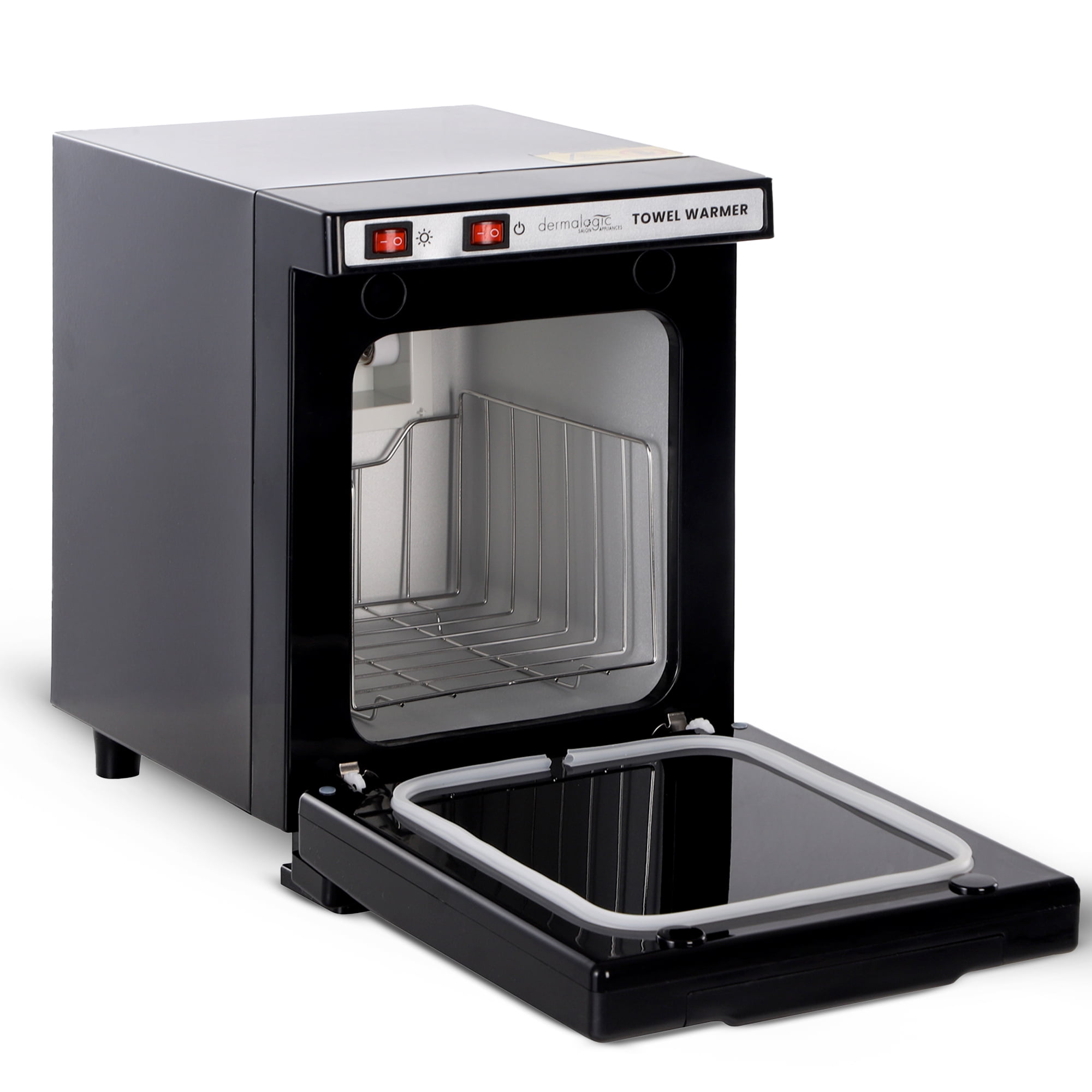 DERMALOGIC Towel Warmer, Towel Heater Warmer Cabinet 2 in 1 Electric Equipment 5L Massage Facial Spa Beauty Salon Nails Shop GYM Home, Black