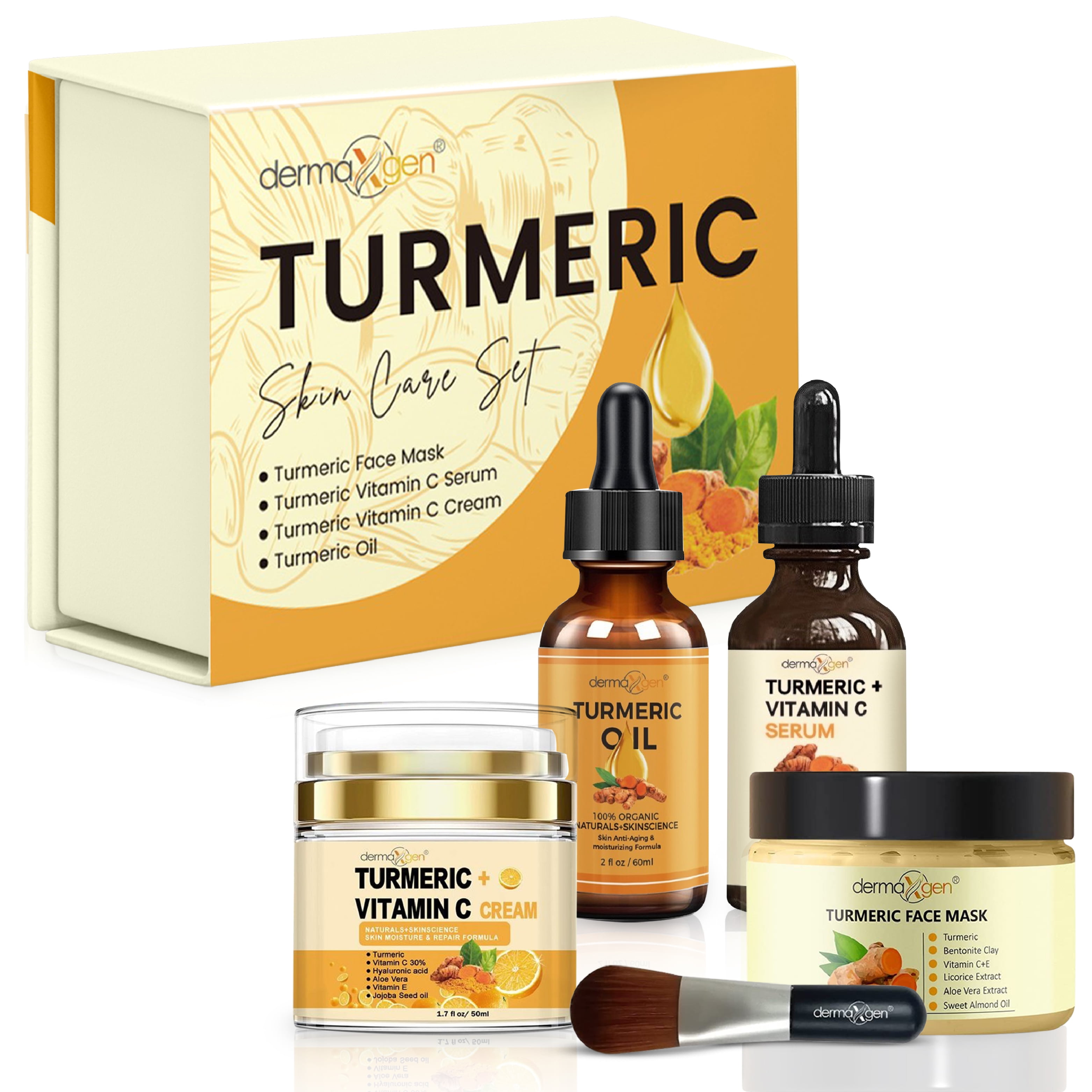 DERMAXGEN Turmeric + 30 Vitamin C Face Glow Boosting Moisturizer