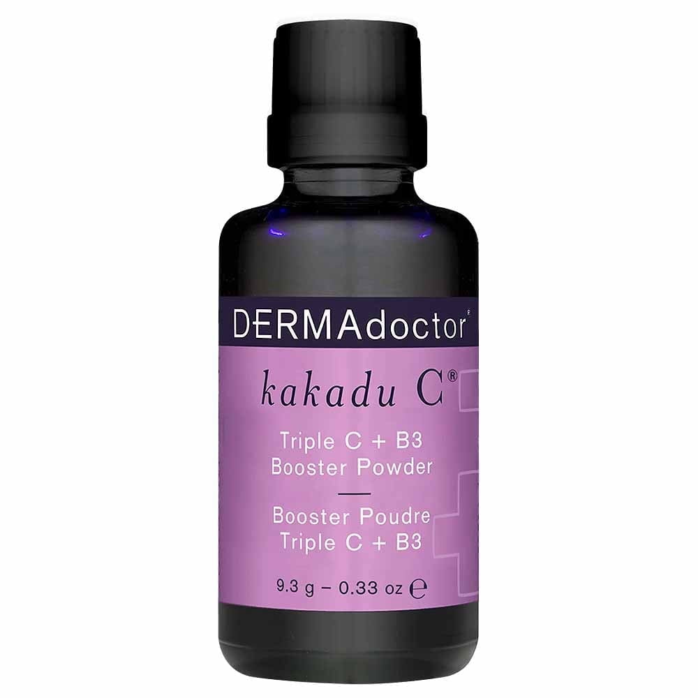 DERMAdoctor Kakadu Triple C + B3 Booster Powder, Vitamin C & Niacinamide, 0.33 oz / 9.3g