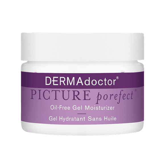 DERMAdoctor Picture Porefect Oil-Free Gel Moisturizer | Hydrating, Pore-Refining, Non-Comedogenic, 1.69 fl oz