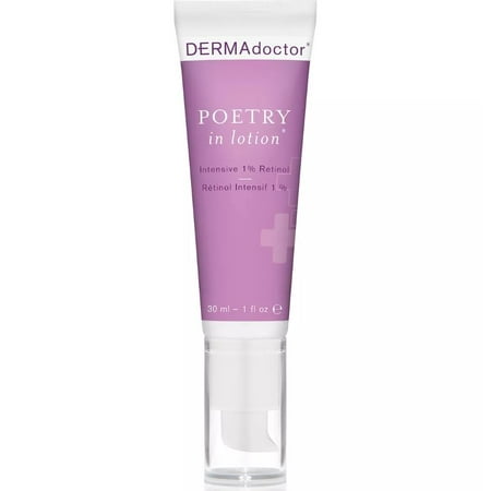 DERMAdoctor Poetry in Lotion 1% Retinol Anti-Aging Treatment, Fine Lines & Wrinkles, 1 fl oz