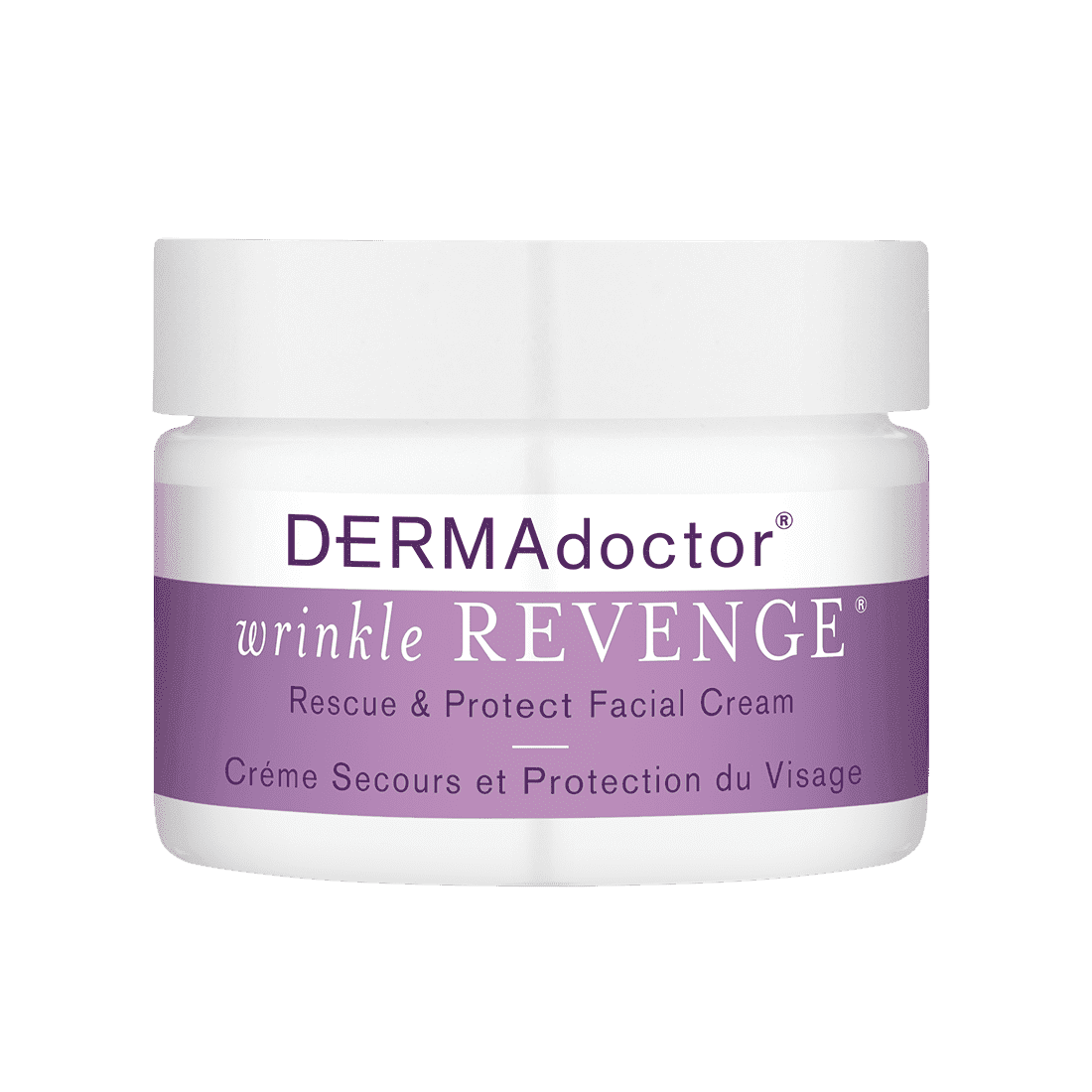 DERMAdoctor Wrinkle Revenge Rescue & Protect Facial Cream | Anti-Aging, Hydrating, 1.7 fl oz