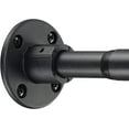 thumbnail image 1 of DEROFIT 1" Heavy Duty Shower Rod - 29 to 77" Adjustable Industrial Shower Curtain Rod Wall Mounted for Bathroom,Closet,Room Divider - Matte Black, 1 of 8