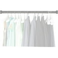 thumbnail image 1 of DEROFIT Closet Rods for Hanging Clothes, 14 to 24 Inch Silver Adjustable closet Hanging Rod Closet Pole Holder metal pole for Wardrobes, Shoe Cabinets, 1 of 7