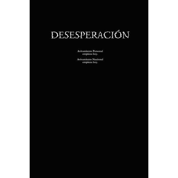 DESESPERACI?N