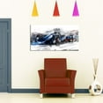 thumbnail image 1 of DESIGN ART Black Speedster Car Small Gallery Wrapped Canvas, 1 of 3
