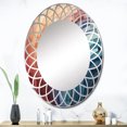 thumbnail image 1 of DESIGN ART Designart "Abstract Colorful Rainbow Arch II" Modern Wall Mirror 24in.x36in., 1 of 4