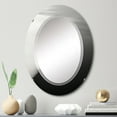 thumbnail image 1 of DESIGN ART Designart "Black And White Minimalism Beach Photo VI" Nautical & Beach Modern Wall Mirror 20in.x30in., 1 of 4