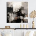 thumbnail image 1 of DESIGN ART Designart "Black Mid Century Fusion I" Modern Midcentury Metal Wall Art 36 in. wide x 36 in. high, 1 of 5