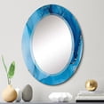 thumbnail image 1 of DESIGN ART Designart 'Blue Luxury Abstract Fluid Art IX' Printed Modern Wall Mirror 20in.x30in., 1 of 5