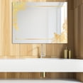 thumbnail image 1 of DESIGN ART Designart 'Capital Gold Botanical Bliss 10' Glam Mirror - Modern Vanity Printed Mirror 39.4in.x27.6in., 1 of 4