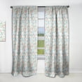 thumbnail image 1 of DESIGN ART Designart 'Cell Diamond Pattern' Modern Curtain Single Panel 52 in. wide x 84 in. high - 1 Panel 84 Inches, 1 of 5