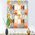 thumbnail image 1 of DESIGN ART Designart 'Circular Rhythm 2' Mid-Century Mirror - Modern Accent Printed Mirror 27.5in.x39.5in., 1 of 5
