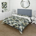 thumbnail image 1 of DESIGN ART Designart "City Camo Concealment" Modern Bedding Covert Cet With 2 Shams Twin, 1 of 5