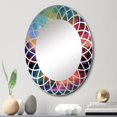 thumbnail image 1 of DESIGN ART Designart "Colorful Harbor Serenity I" Coastal Modern Wall Mirror 20in.x30in., 1 of 4