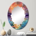 thumbnail image 1 of DESIGN ART Designart "Colorful Harbor Serenity III" Coastal Modern Wall Mirror 20in.x30in., 1 of 4
