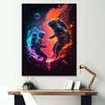 thumbnail image 1 of DESIGN ART Designart "Cosmic Astronaut Explorers V" Space Wall Art Prints 16 in. wide x 32 in. high, 1 of 5