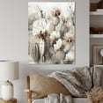 thumbnail image 1 of DESIGN ART Designart "Cream Desert Cactus" Floral Cactus Wall Art For Living Room 16 in. wide x 32 in. high, 1 of 5