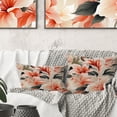 thumbnail image 1 of DESIGN ART Designart "Delicate Neutrals Tropical Pattern I" Tropical Printed Throw Pillow 12 x 20, 1 of 5