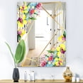 thumbnail image 1 of DESIGN ART Designart 'Efflorescent Gold Simple 13' Traditional Mirror - Printed Wall Mirror 23.7in.x31.5in., 1 of 5