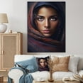 thumbnail image 1 of DESIGN ART Designart "Enchanting Female Gaze Ii" Modern Woman Canvas Wall Art 30 in. wide x 40 in. high, 1 of 5