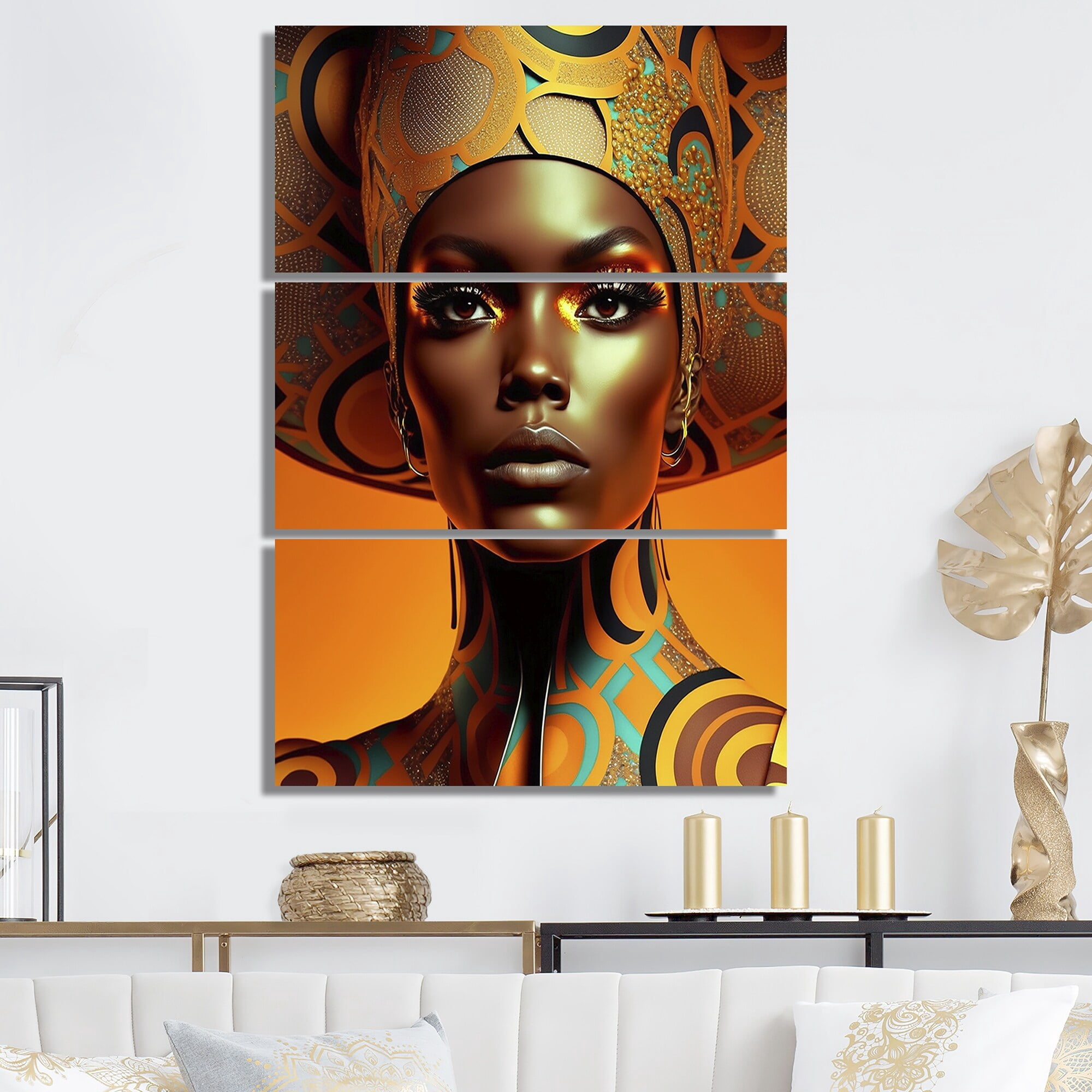 DESIGN ART Designart "Exquiste African Woman Design VIII" African