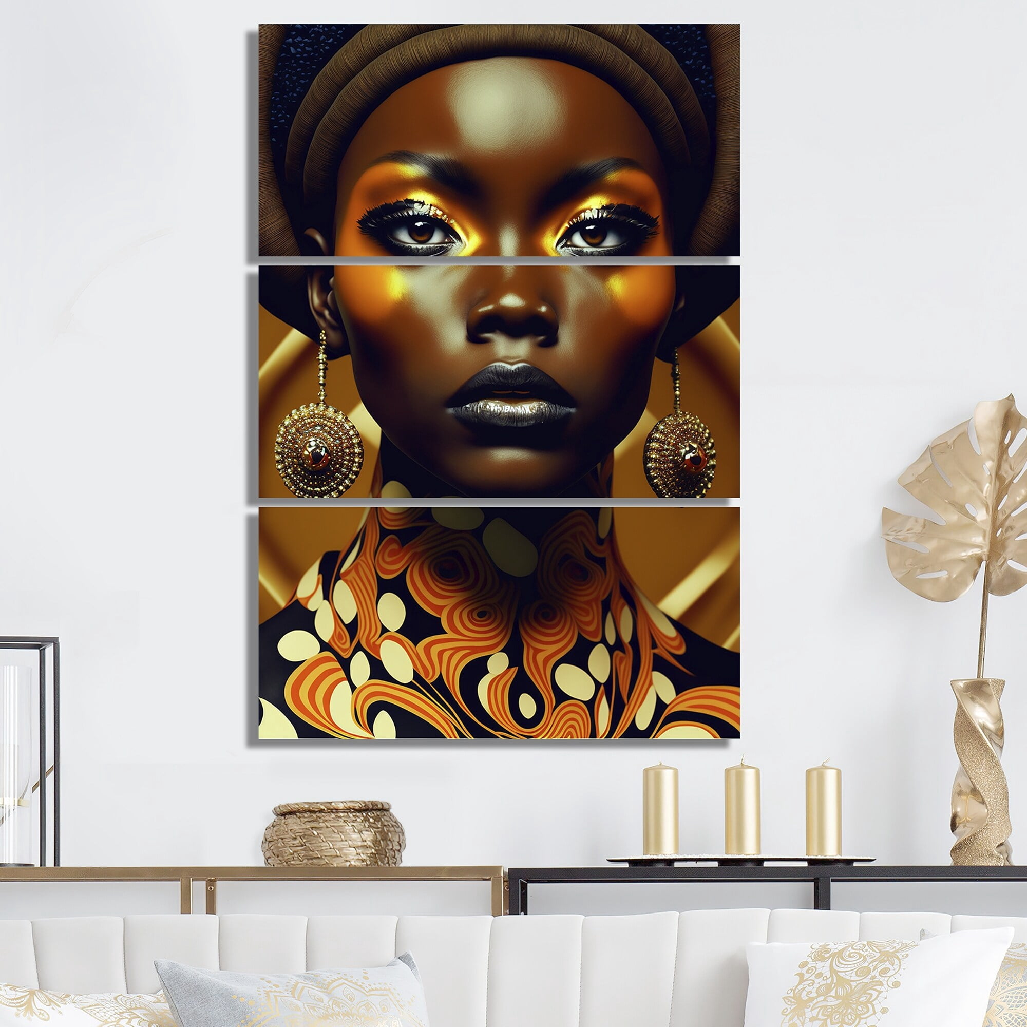 DESIGN ART Designart "Exquiste African Woman Design X" African American