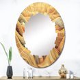 thumbnail image 1 of DESIGN ART Designart "Golden Harvest Cord Field II" Floral Modern Wall Mirror 24in.x36in., 1 of 4