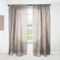 thumbnail image 1 of DESIGN ART Designart 'Golden Marble Design II' Mid-CenturyCurtain Single Panel 52 in. wide x 90 in. high - 1 Panel 90 Inches, 1 of 5
