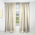 thumbnail image 1 of DESIGN ART Designart 'Golden Maze II' Mid-CenturyCurtain Single Panel 52 in. wide x 108 in. high - 1 Panel 108 Inches, 1 of 5