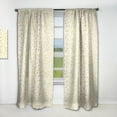 thumbnail image 1 of DESIGN ART Designart 'Golden Maze II' Mid-CenturyCurtain Single Panel 52 in. wide x 95 in. high - 1 Panel 95 Inches, 1 of 5