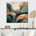 thumbnail image 1 of DESIGN ART Designart "Green Cream Minimalims Explosion" Minimalism Metal Wall Art 29 in. wide x 29 in. high, 1 of 5