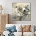 thumbnail image 1 of DESIGN ART Designart "Grey Beige Geometric Blend Iii" Minimalism Canvas Print 16 in. wide x 16 in. high, 1 of 5