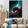thumbnail image 1 of DESIGN ART Designart "Imagine Space I" Space Canvas Prints 34 in. wide x 44 in. high, 1 of 5
