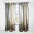 thumbnail image 1 of DESIGN ART Designart 'Morning Forest Panoramic View' Landscape Photography Curtain Single Panel 52 in. wide x 84 in. high - 1 Panel 84 Inches, 1 of 5
