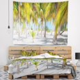 DESIGN ART Designart 'Palm Trees' Landscape Photography Wall Tapestry