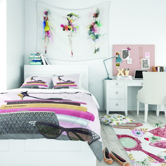 Black And Gold Paris Comforter Set