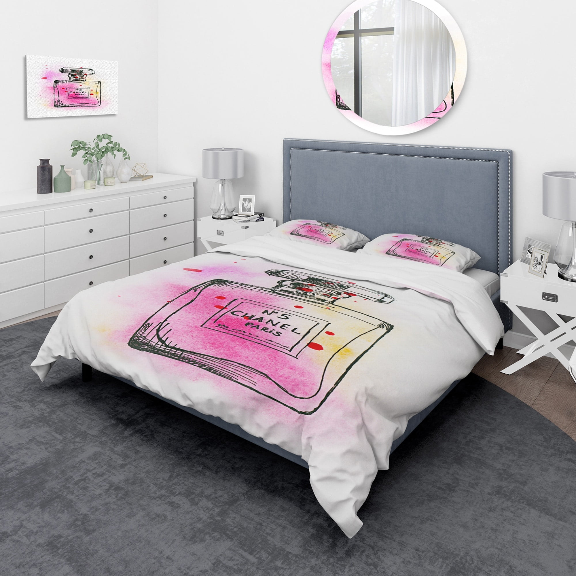 Pin by Bonolo on Cute acrylic nails  Chanel bedding, Chanel inspired room,  Bedroom bedding sets