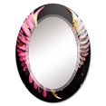 thumbnail image 1 of DESIGN ART Designart 'Pink,Gold And Black Angel Wings III' Printed Wings Angel Wall Mirror 24in.x36in., 1 of 5