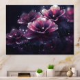 thumbnail image 1 of DESIGN ART Designart "Purple Serene Magnolias I" Floral Magnolias Metal Wall Art 40 in. wide x 30 in. high, 1 of 5