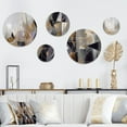 thumbnail image 1 of DESIGN ART Designart "Soft Color Composition III" Modern Geometric Mutlipanel Metal Wall Art, 1 of 5