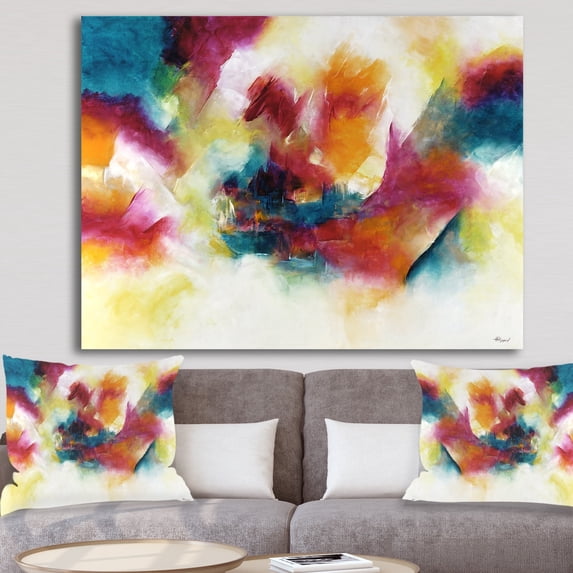 DESIGN ART Designart "Taking Center Stage" Modern & Contemporary Gallery-wrapped Canvas 44 in. wide x 34 in. high