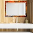 thumbnail image 1 of DESIGN ART Designart 'Triangular Colourfields 39' Glam Mirror - Modern Vanity Printed Mirror 39.4in.x27.6in., 1 of 3