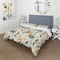 thumbnail image 1 of DESIGN ART Designart "Tribal Oasis Boho Pattern" Beige Bohemian - Bedding Set With Shams Twin, 1 of 5