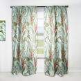 thumbnail image 1 of DESIGN ART Designart 'Tropical Foliage II' Mid-CenturyCurtain Single Panel 52 in. wide x 120 in. high - 1 Panel 120 Inches, 1 of 5