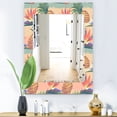 thumbnail image 1 of DESIGN ART Designart 'Tropical Mood Pineapple 4' Bohemian and Eclectic Mirror - Vanity Printed Mirror 23.7 in. wide x 31.5 in. high, 1 of 5