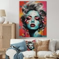 thumbnail image 1 of DESIGN ART Designart "Vintage Character Pop Art V" Fashion Woman Wall Art Prints 12 in. wide x 20 in. high, 1 of 5